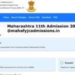 Maharashtra 11th Admission 2026 @mahafyjcadmissions.in