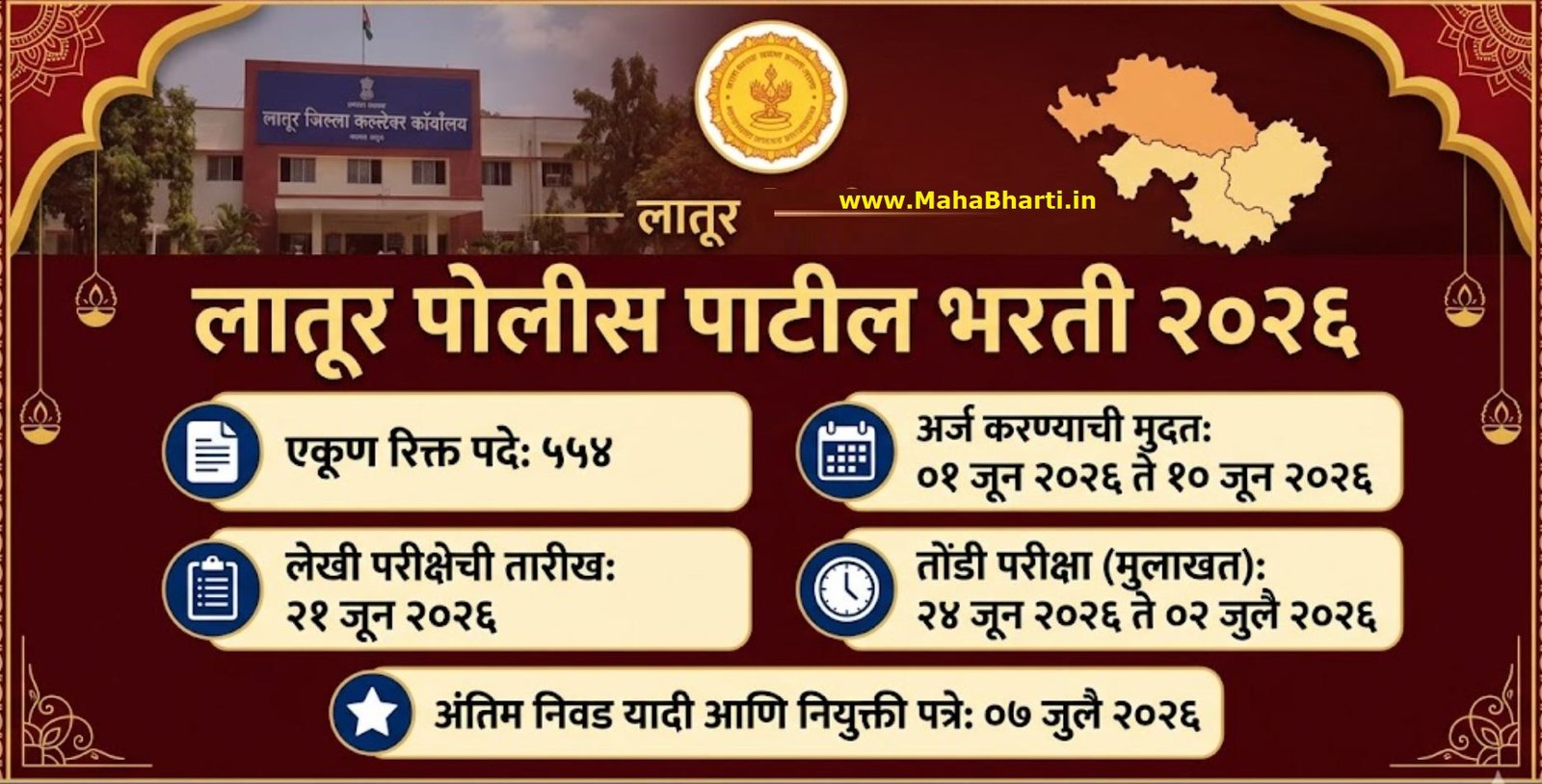 Latur Police Patil Bharti 2026