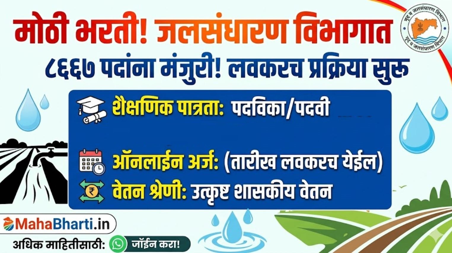 Mruda jalsandharan vibhag bharti
