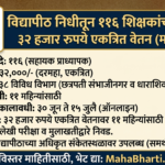 BAMU Bharti 2026 Details
