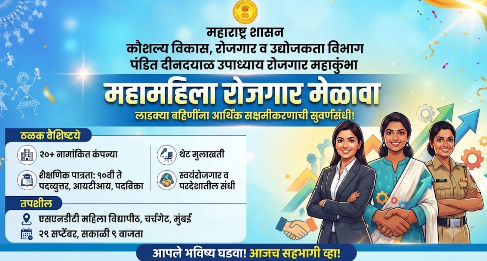 Ladki Bahin Rojgar Melava