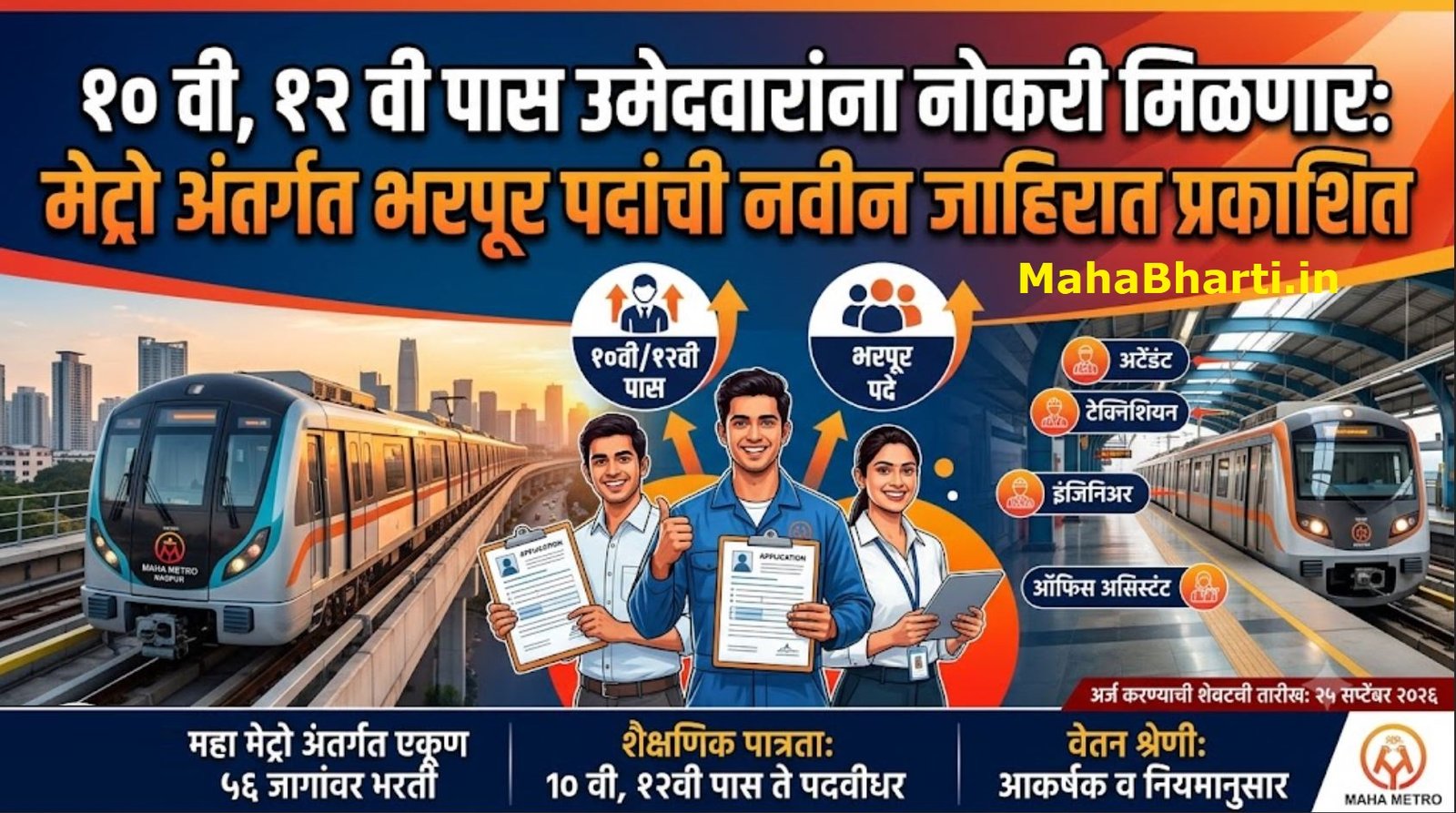 Maha Metro Bharti Latest Update