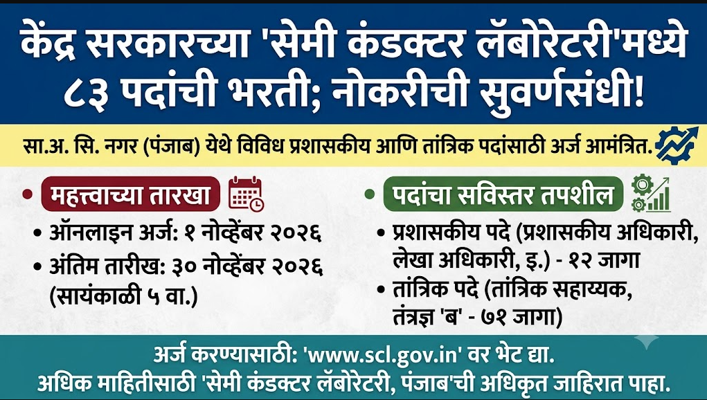 SCL Bharti 2026